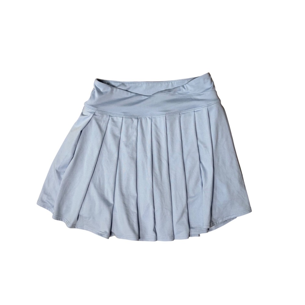 Abercrombie Kids YPB Light Blue Pleated Active Skort Crossover Waist Size 11/12